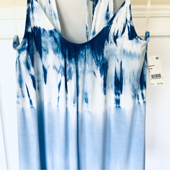 Lucky Brand Blue Tie-Dye Swing Dress Coverup - Picture 6 of 13